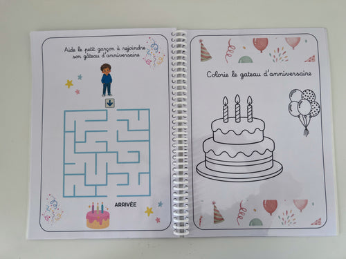 Livret d'activités "Mon anniversaire"