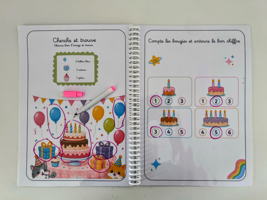 Livret d'activités "Mon anniversaire"